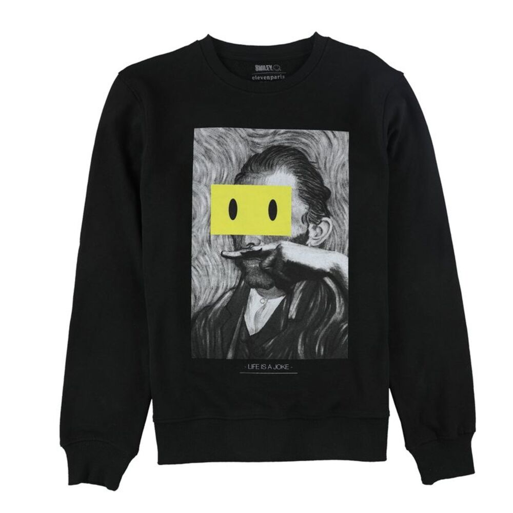 Elevenparis Mens Vango Cracked Sweatshirt, NWT